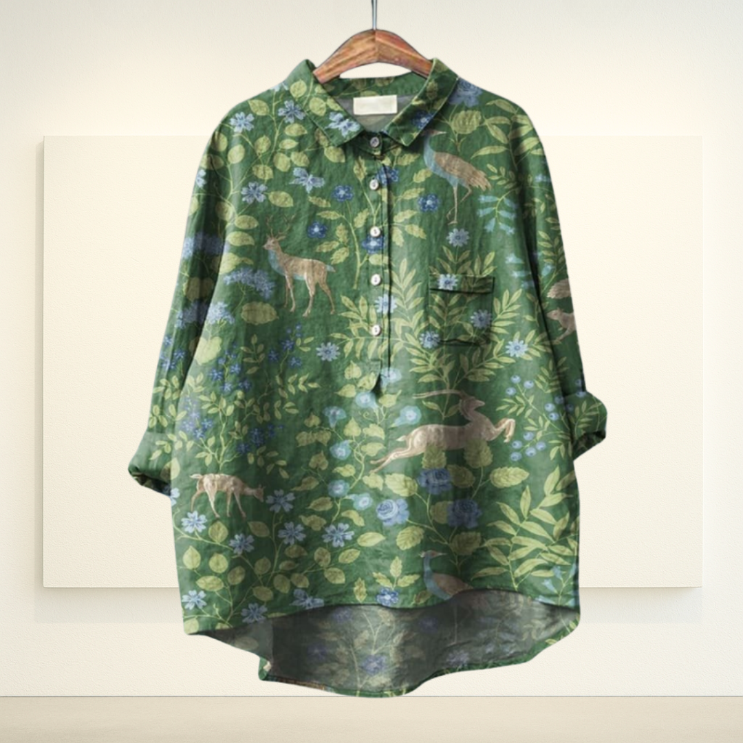 Kunst op Blouse | Wilde Serengeti