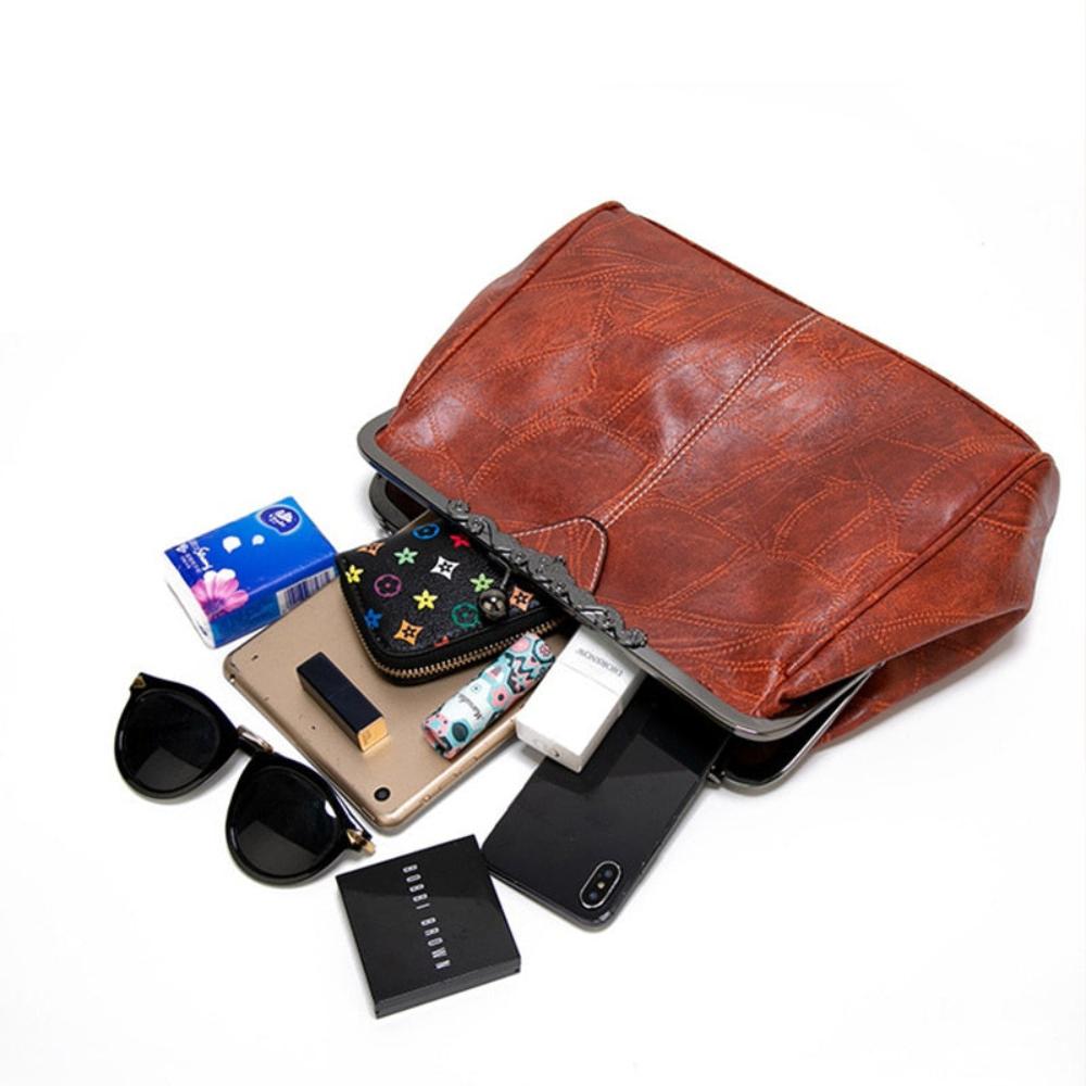 Mila | Vintage handtas met klepsluiting