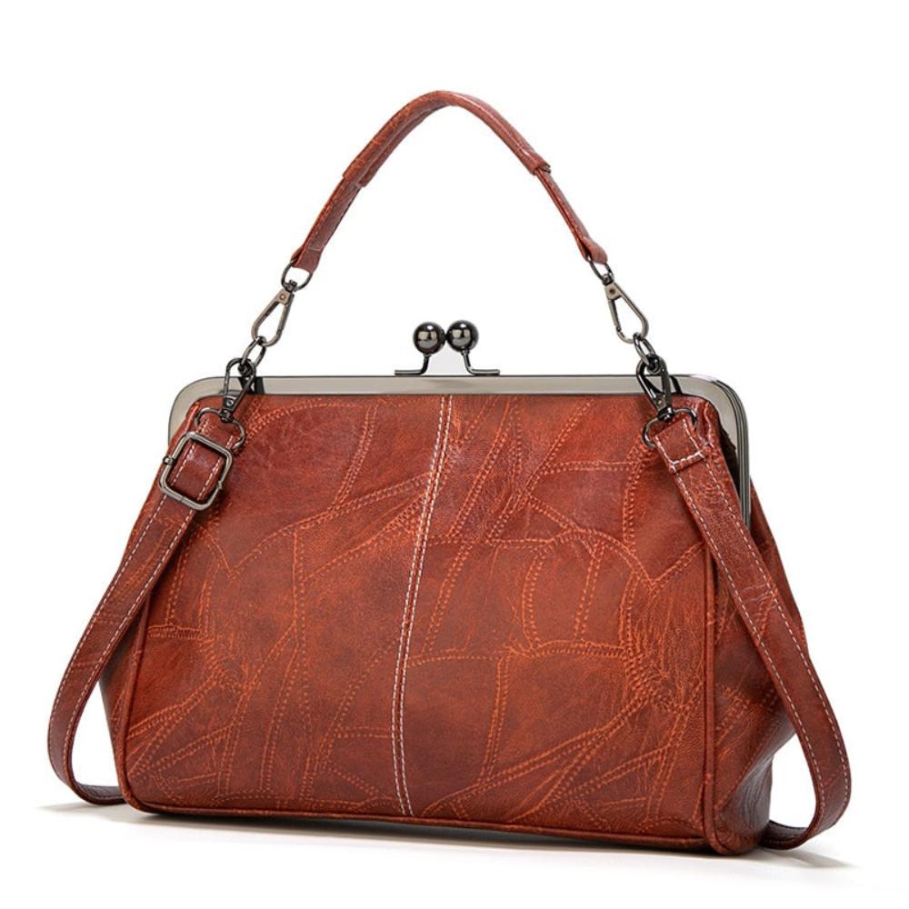 Mila | Vintage handtas met klepsluiting