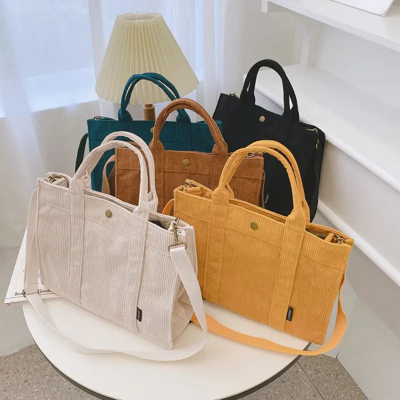 Stijlvolle Corduroy Tas