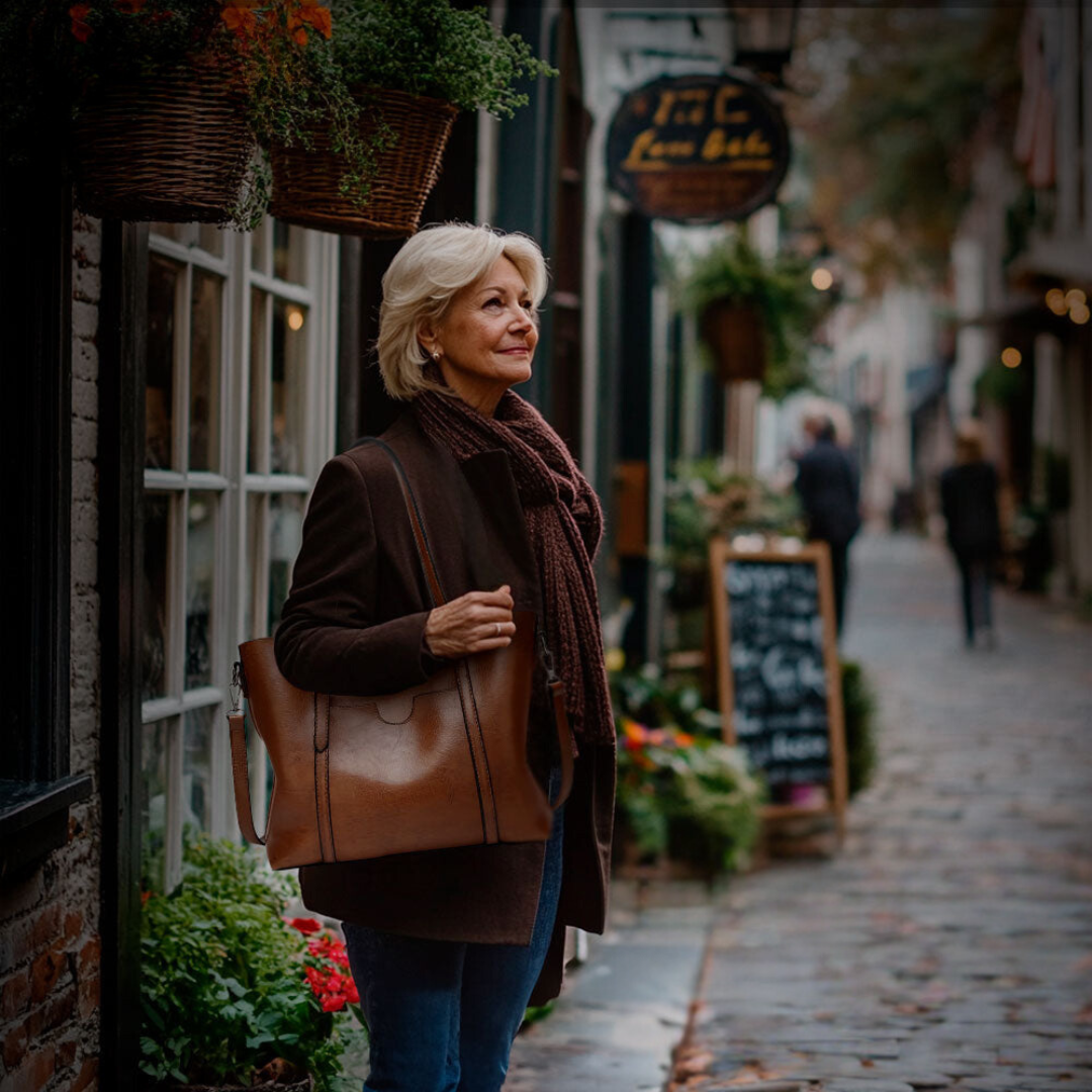 Nicole | Klassieke Vintage Schoudertas