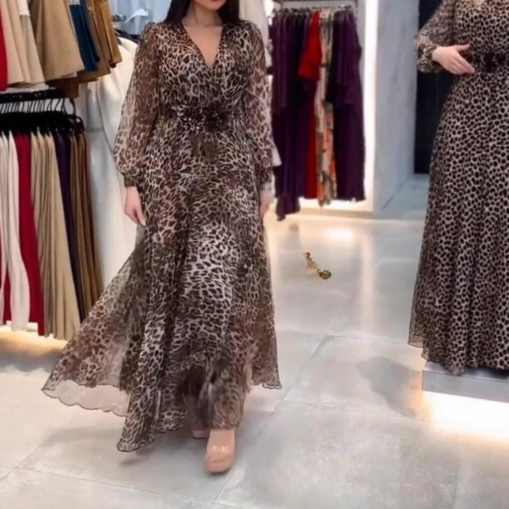 Liora | Panter Chiffonjurk