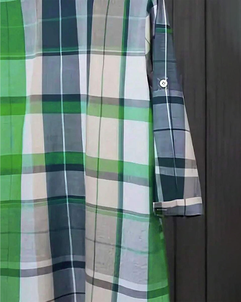 Ariela | Artistieke Ruitblouse
