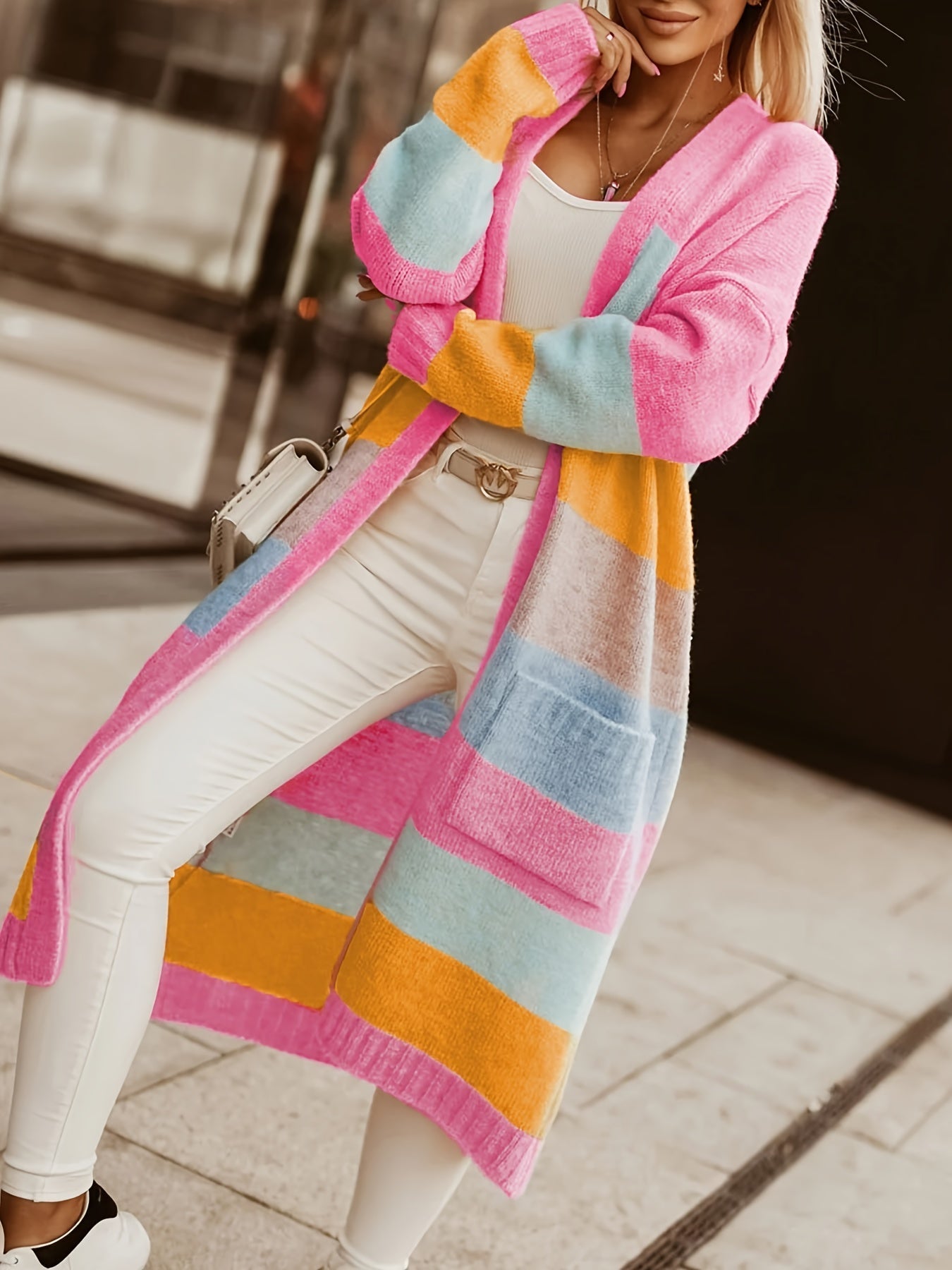 Aria | Pastelstrepen cardigan