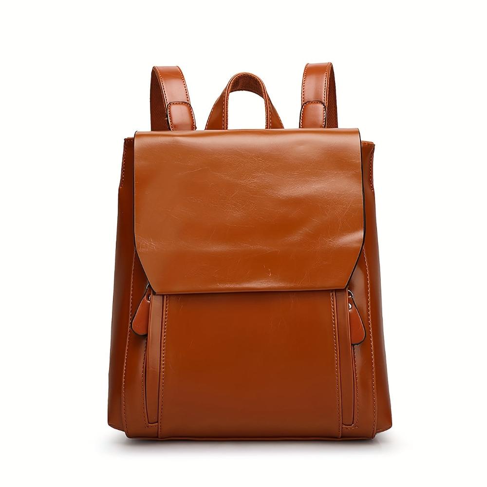 Clara™ | Doorgestikte Vintage Rugzak