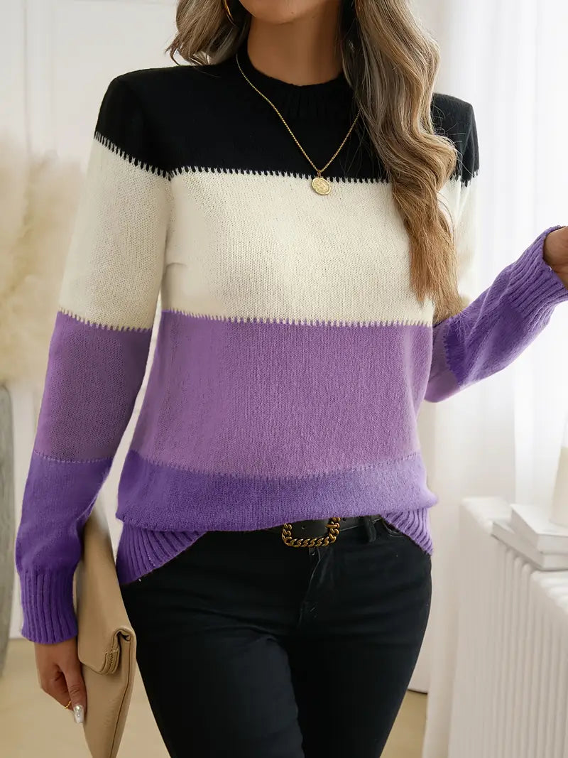 Avelina | Gestreepte Knit Trui