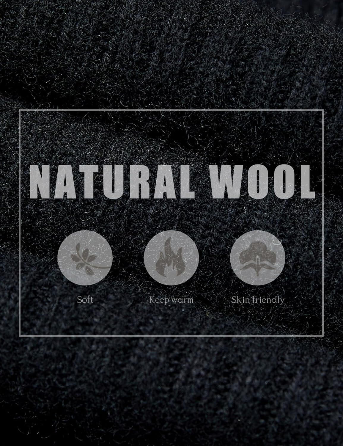 Women's 100% Merino Wool Sweater 2025 Fall Winter Polo Neck Long Sleeve Warm Soft Knit Pulover Sweater