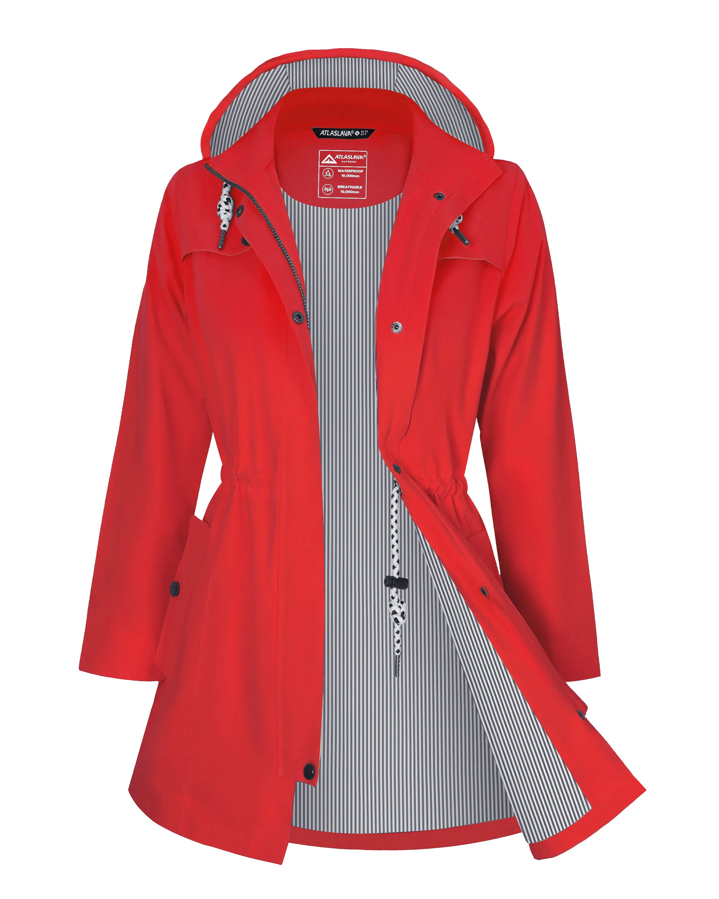 New Winter Raincoat Popular Autumn and Winter New Jacket Outdoor Mountaineering Jacket Mid-Length Women's Windbreaker