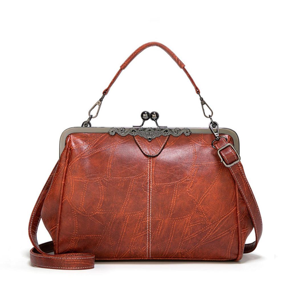 Mila | Vintage handtas met klepsluiting