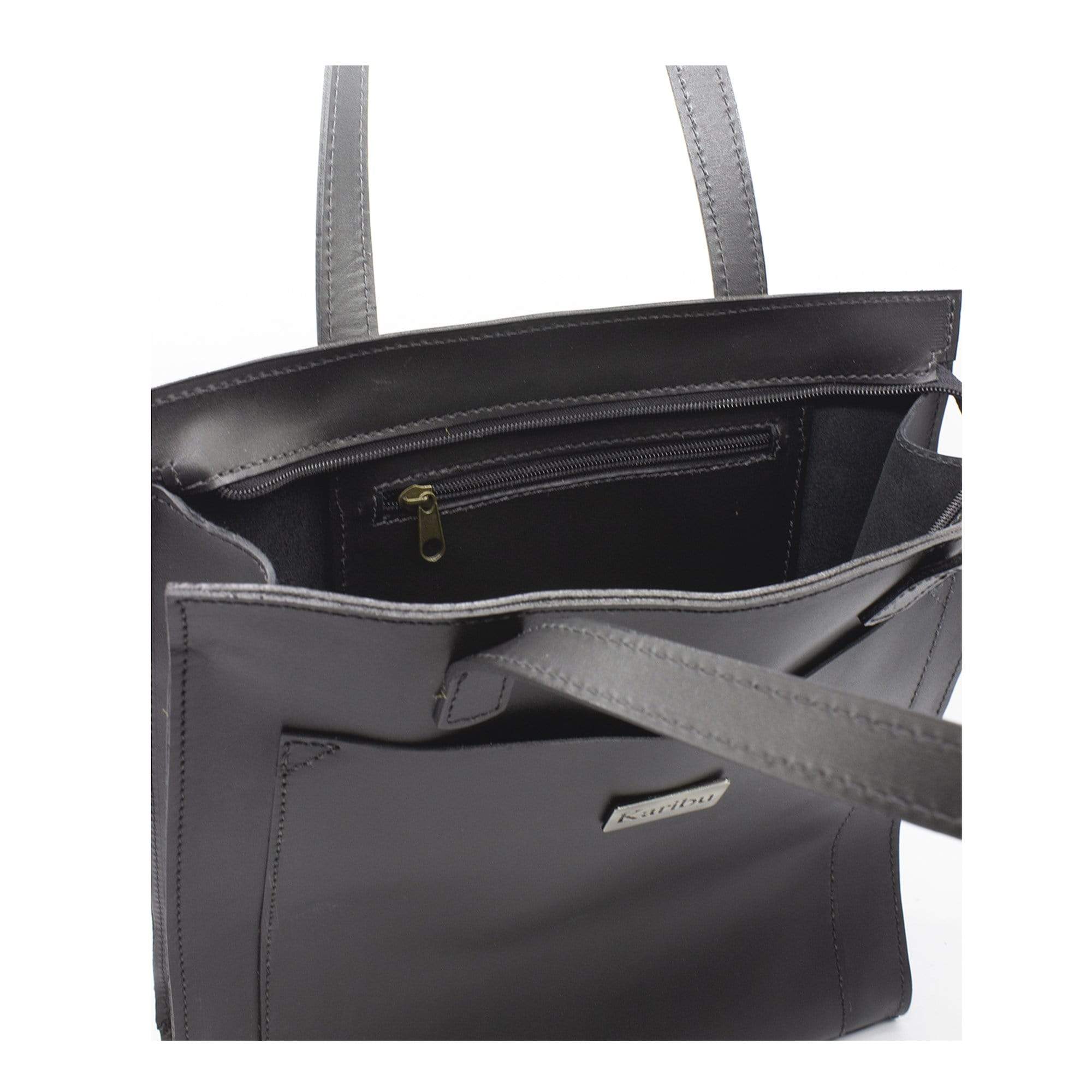 Elena | Noir Leren Tas