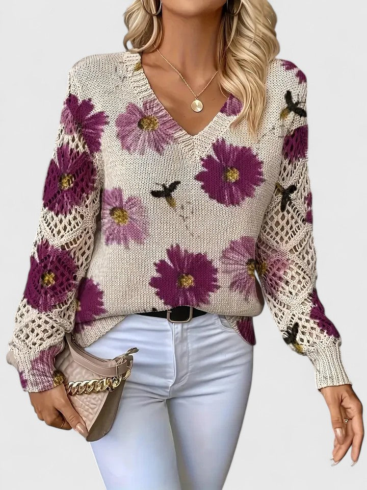 Elisa | Embroidered Trui