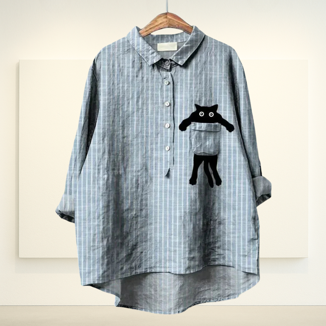 Kunst op Blouse | Mimic Kat