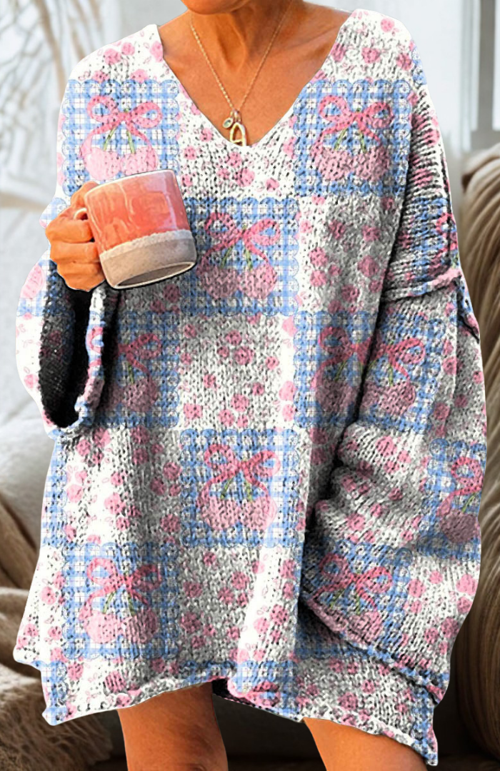 Lucia | Strikpatroon Pullover