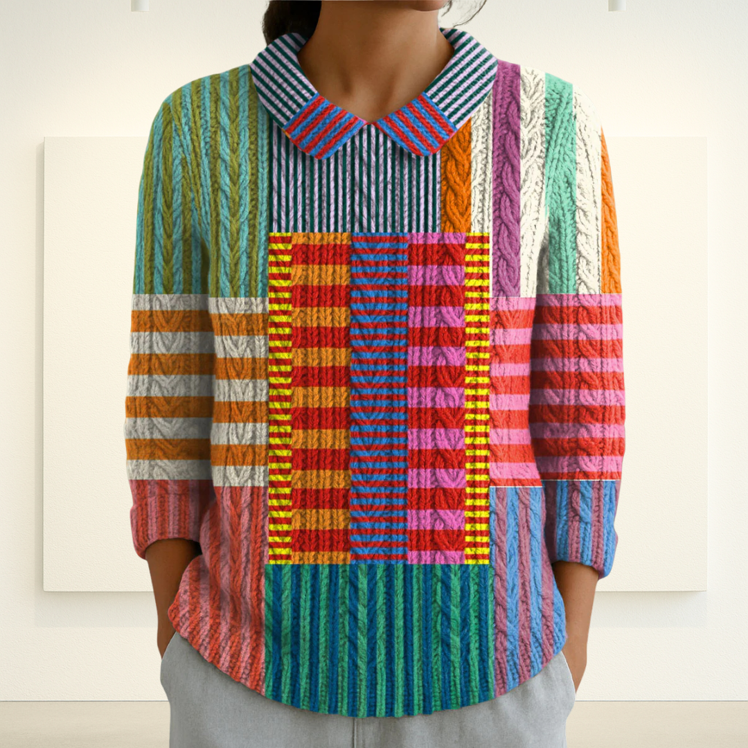 Kunst op Knit | Kleurenritme
