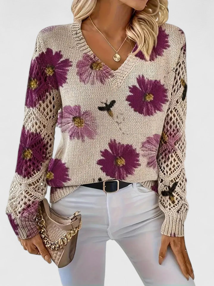 Elisa | Embroidered Trui