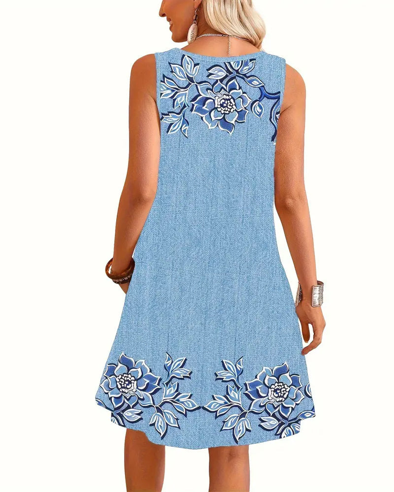 Dione | Denim jurk