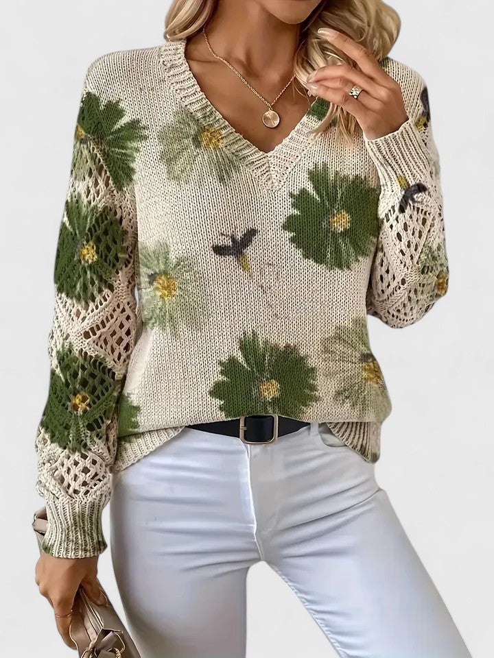 Elisa | Embroidered Trui