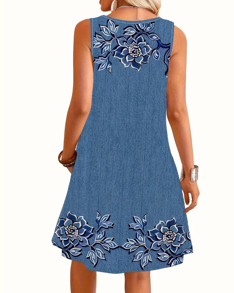 Dione | Denim jurk