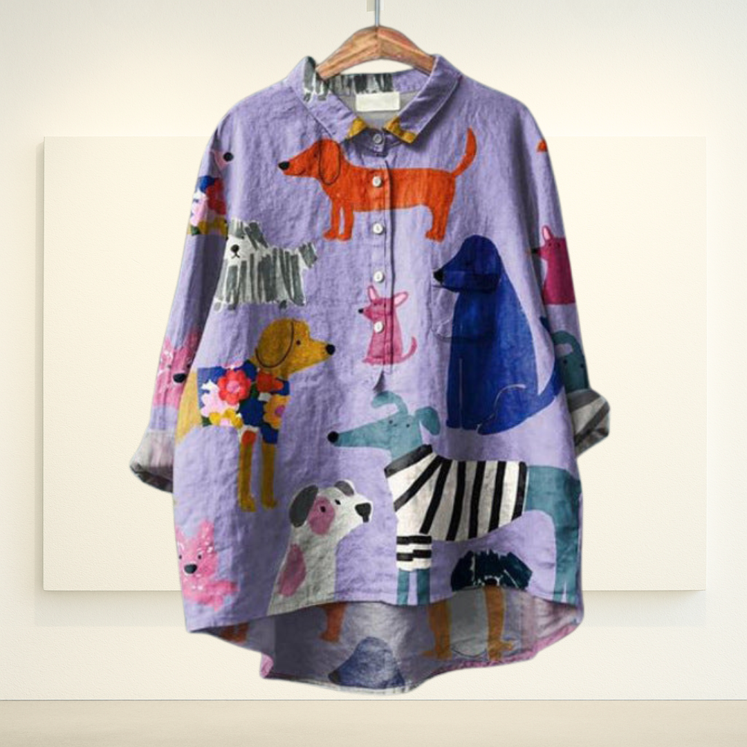 Kunst op Blouse | Dierenparade