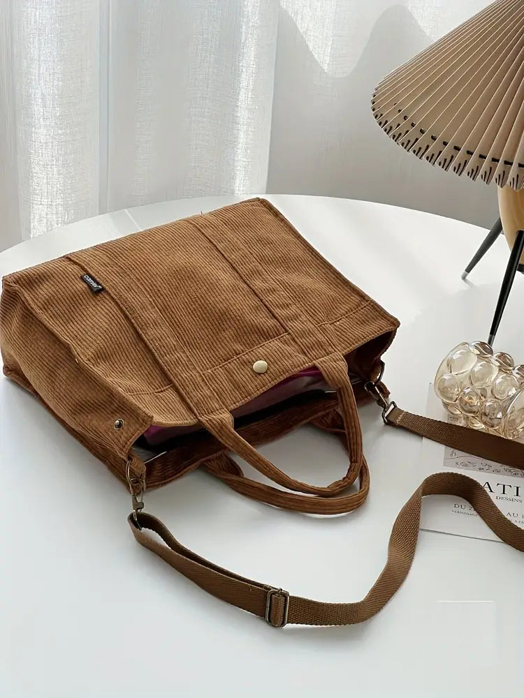 Stijlvolle Corduroy Tas