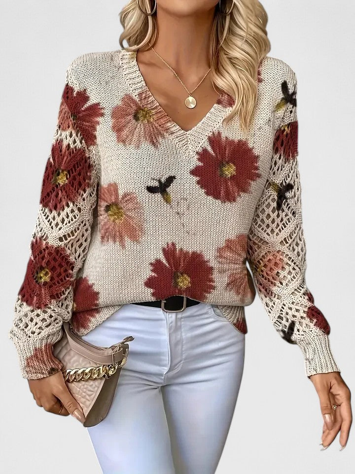Elisa | Embroidered Trui