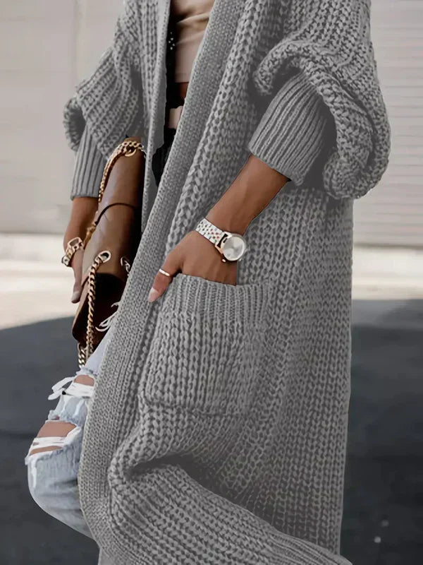 Elena | Cozy longvest cardigan