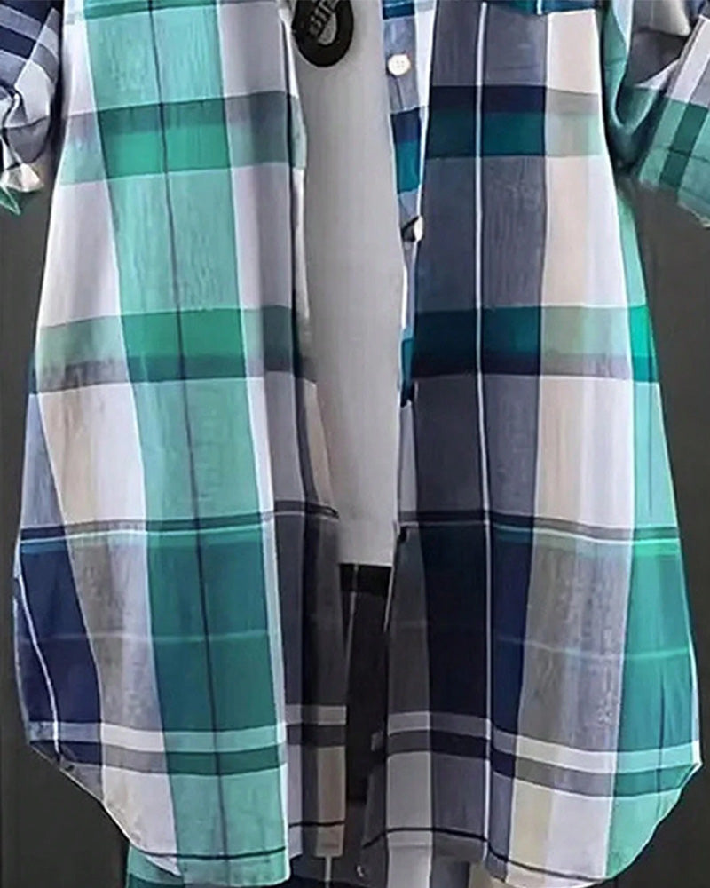 Ariela | Artistieke Ruitblouse