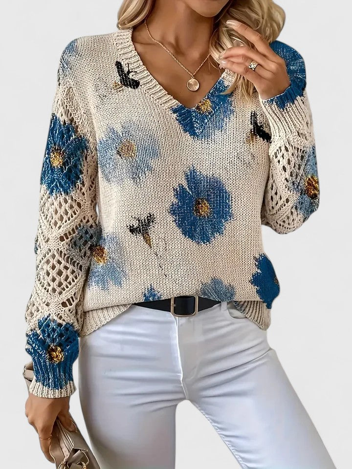 Elisa | Embroidered Trui