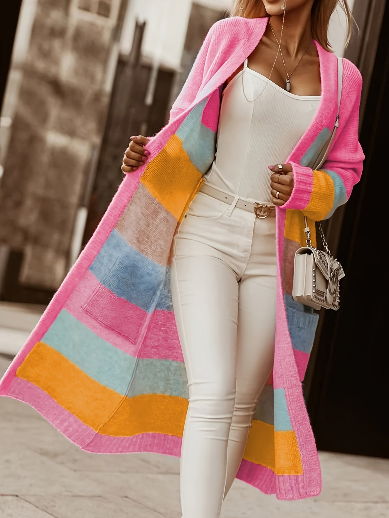 Aria | Pastelstrepen cardigan