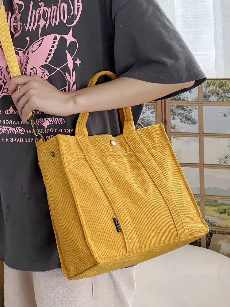 Stijlvolle Corduroy Tas
