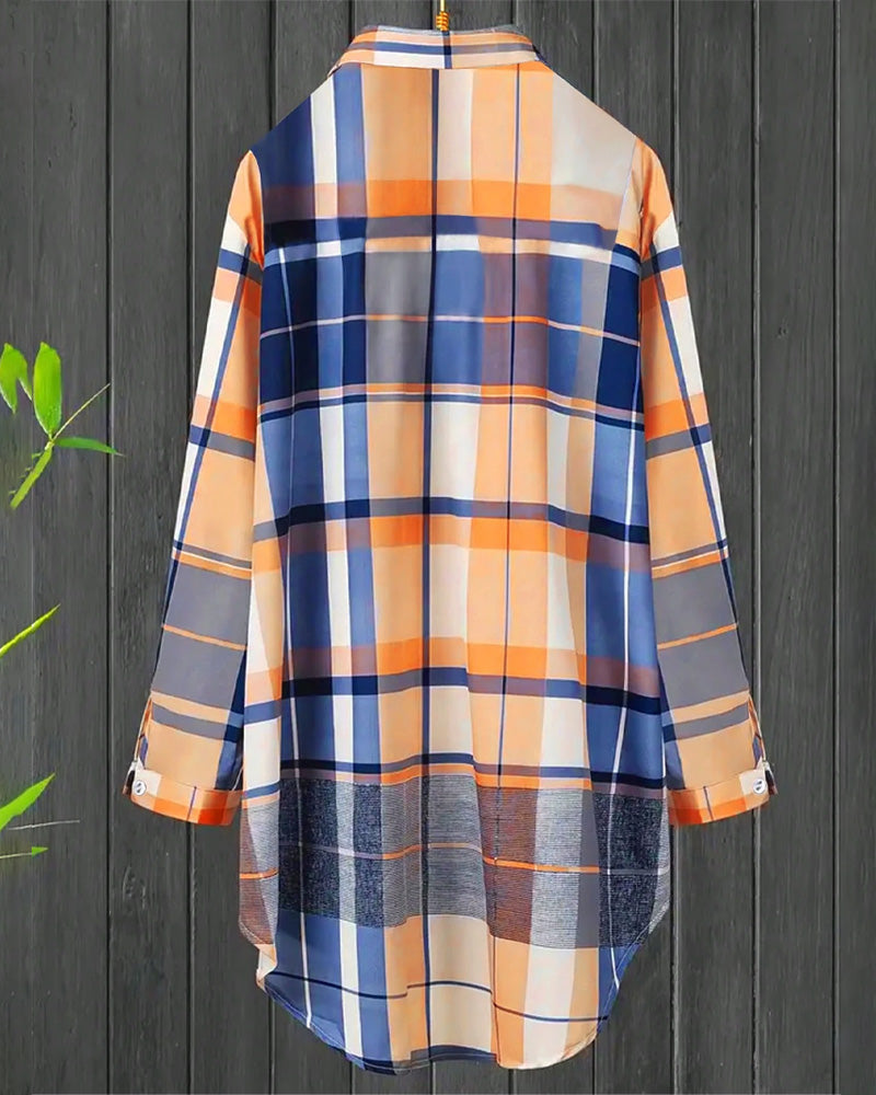 Ariela | Artistieke Ruitblouse
