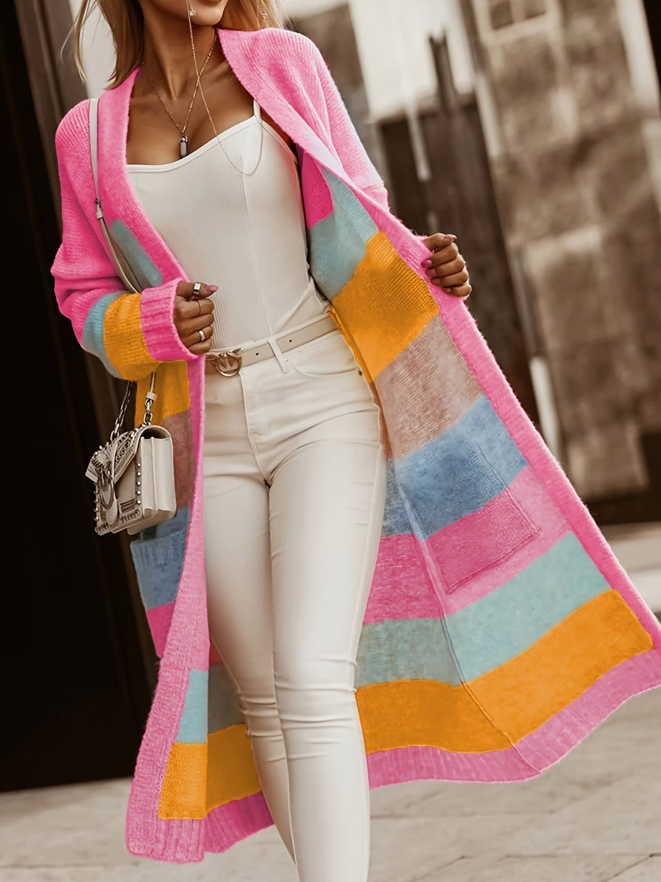 Aria | Pastelstrepen cardigan