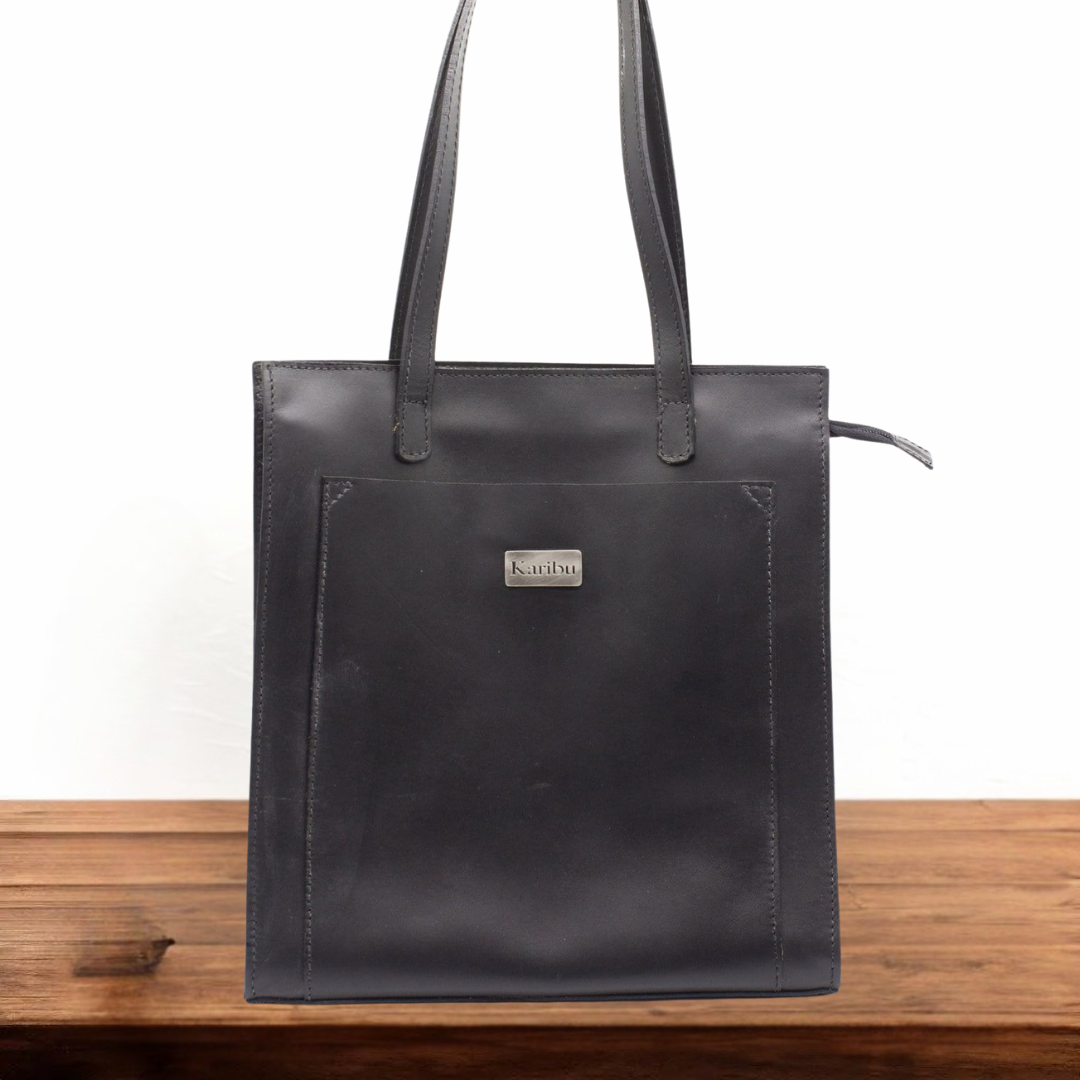 Elena | Noir Leren Tas