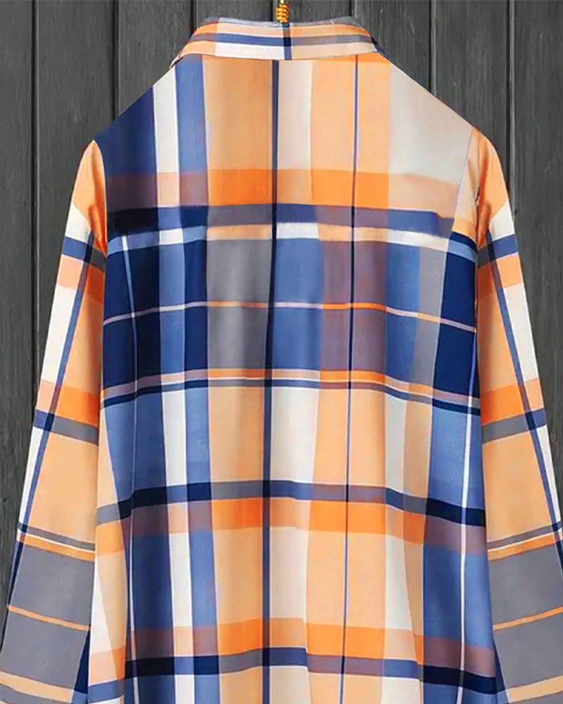 Ariela | Artistieke Ruitblouse