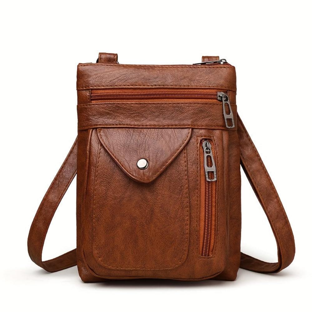 Clara | Retro Leren Crossbody