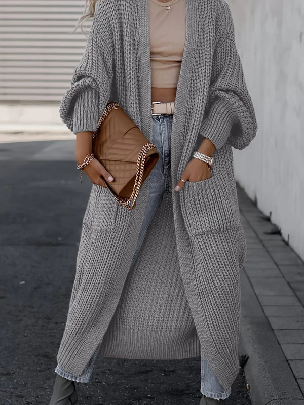 Elena | Cozy longvest cardigan
