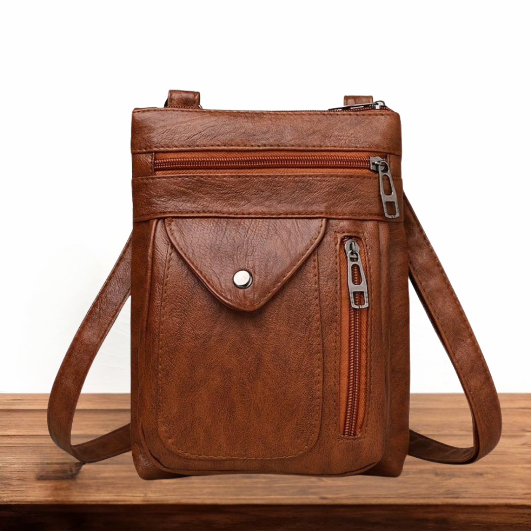 Clara | Retro Leren Crossbody