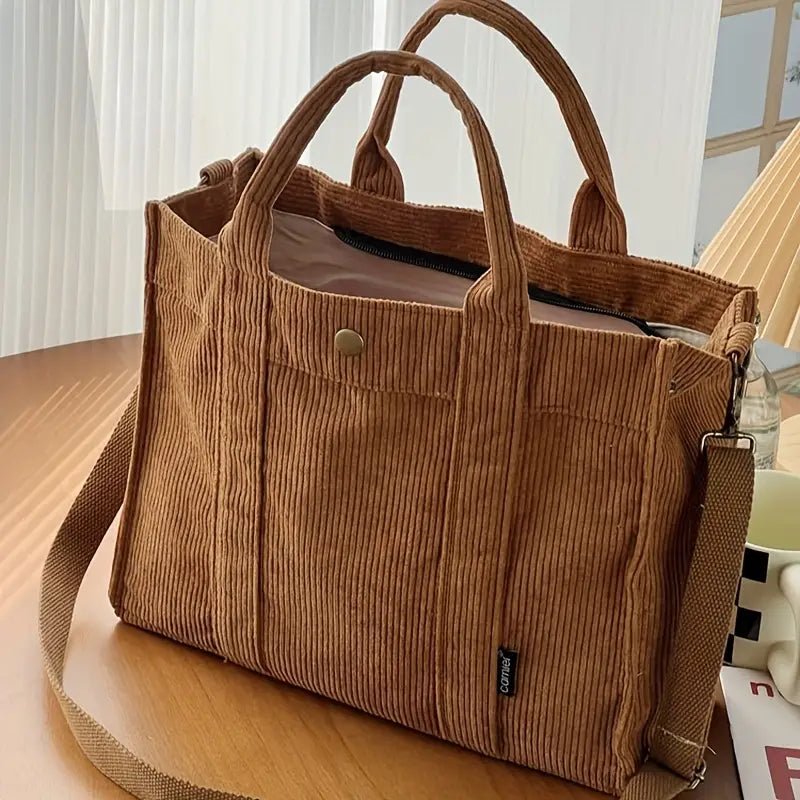 Stijlvolle Corduroy Tas