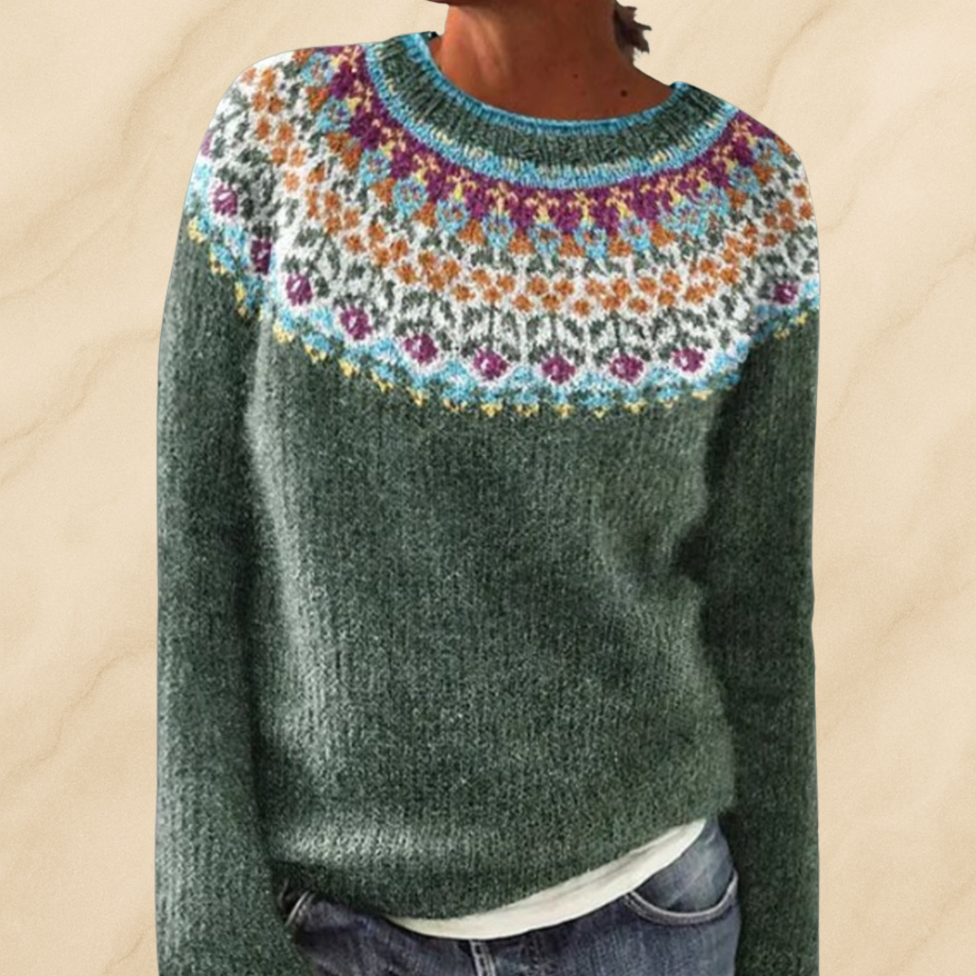 Elin | Groen Comfort Trui