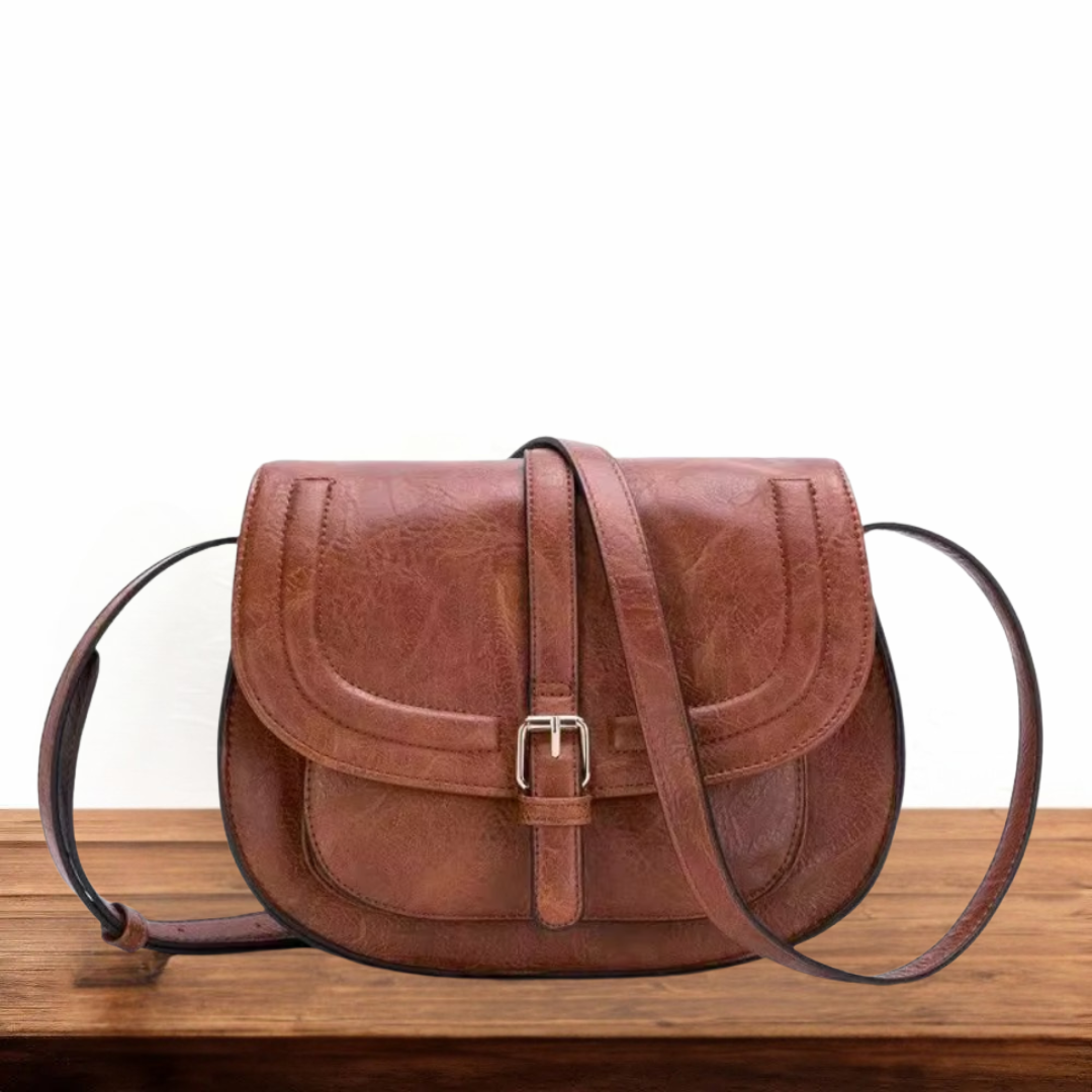 Evelyn | Leren Saddle Bag