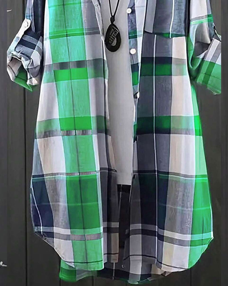 Ariela | Artistieke Ruitblouse