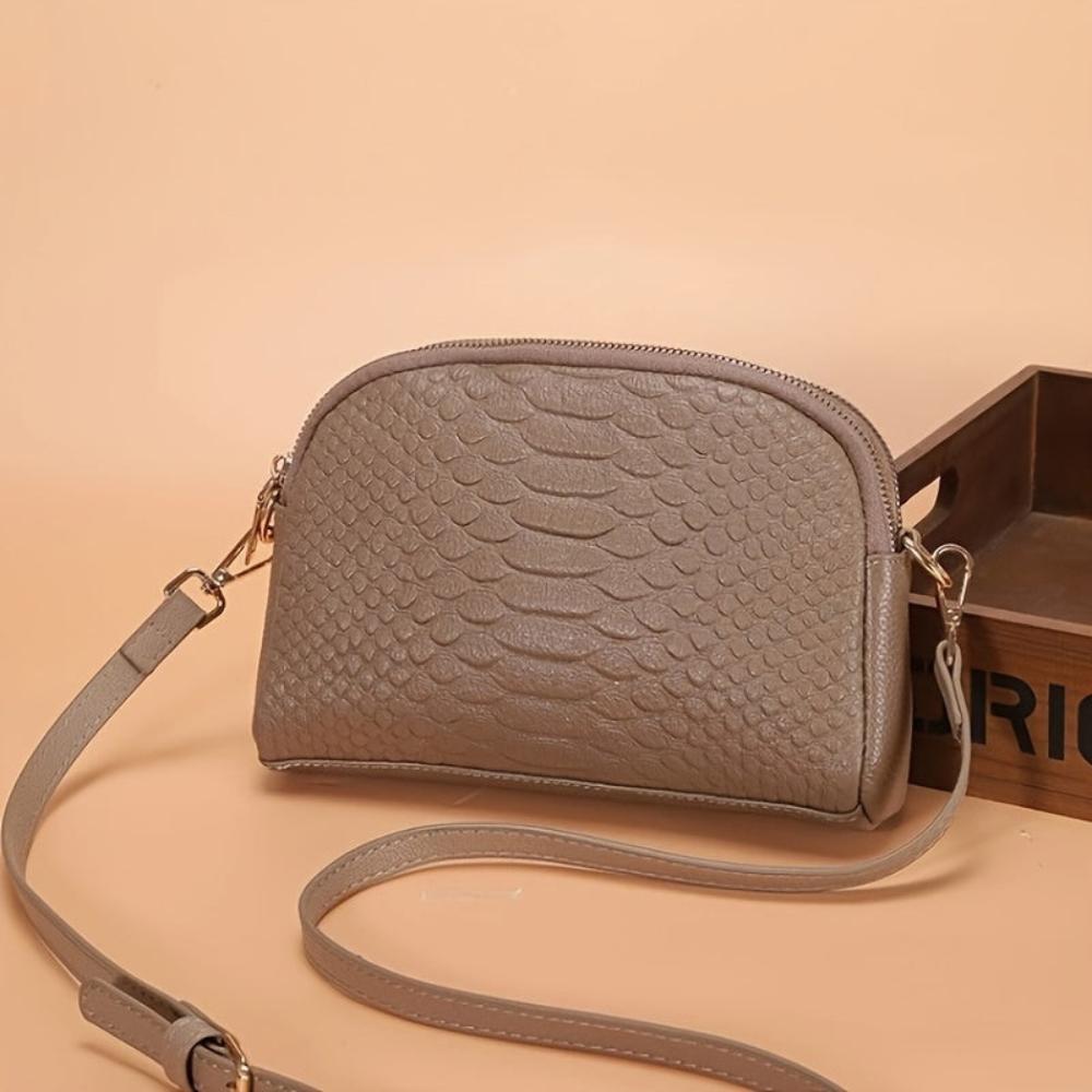 Isabella | Mini crossbodytas in krokodillenlook