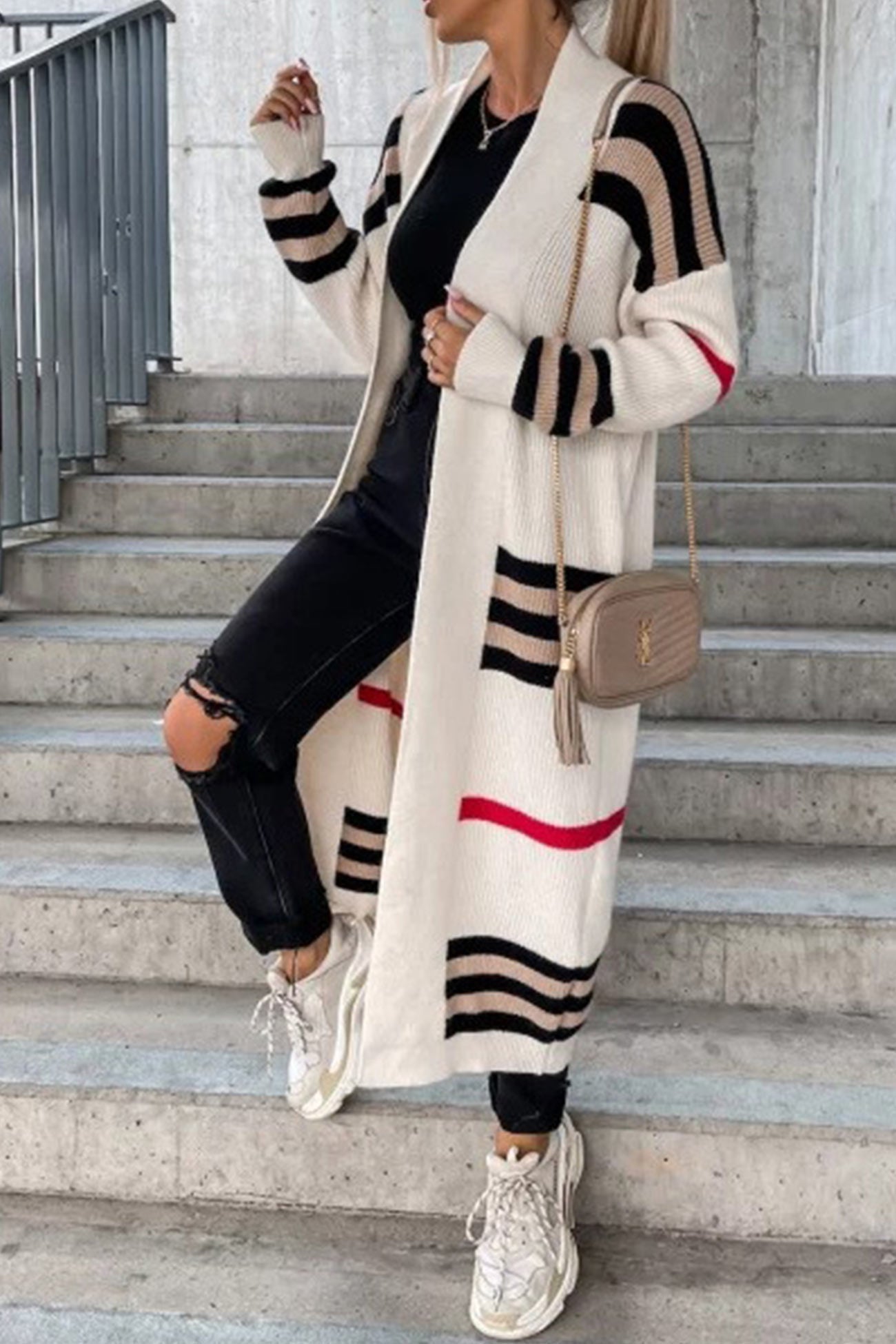 Bianca | Heritage longvest cardigan