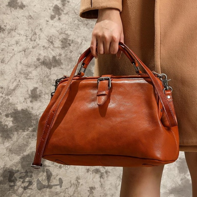 Lucía | Cognac Leren Tas