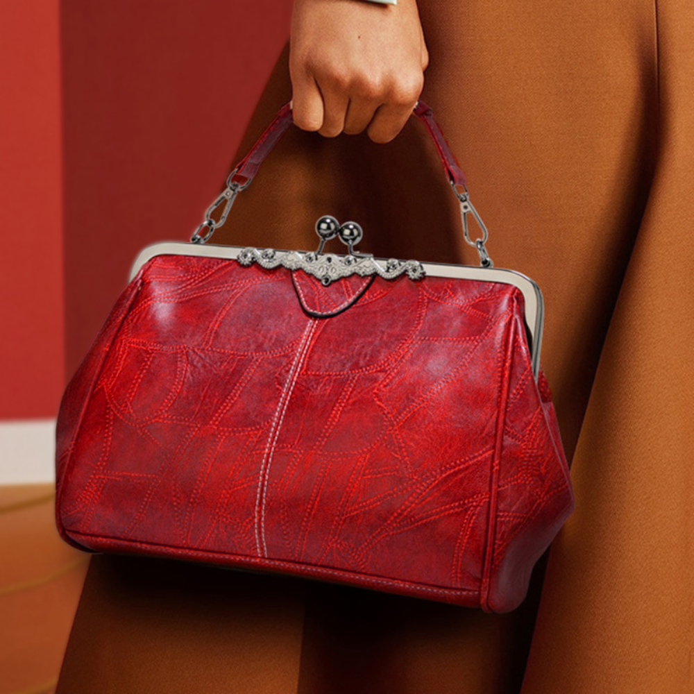 Mila | Vintage handtas met klepsluiting