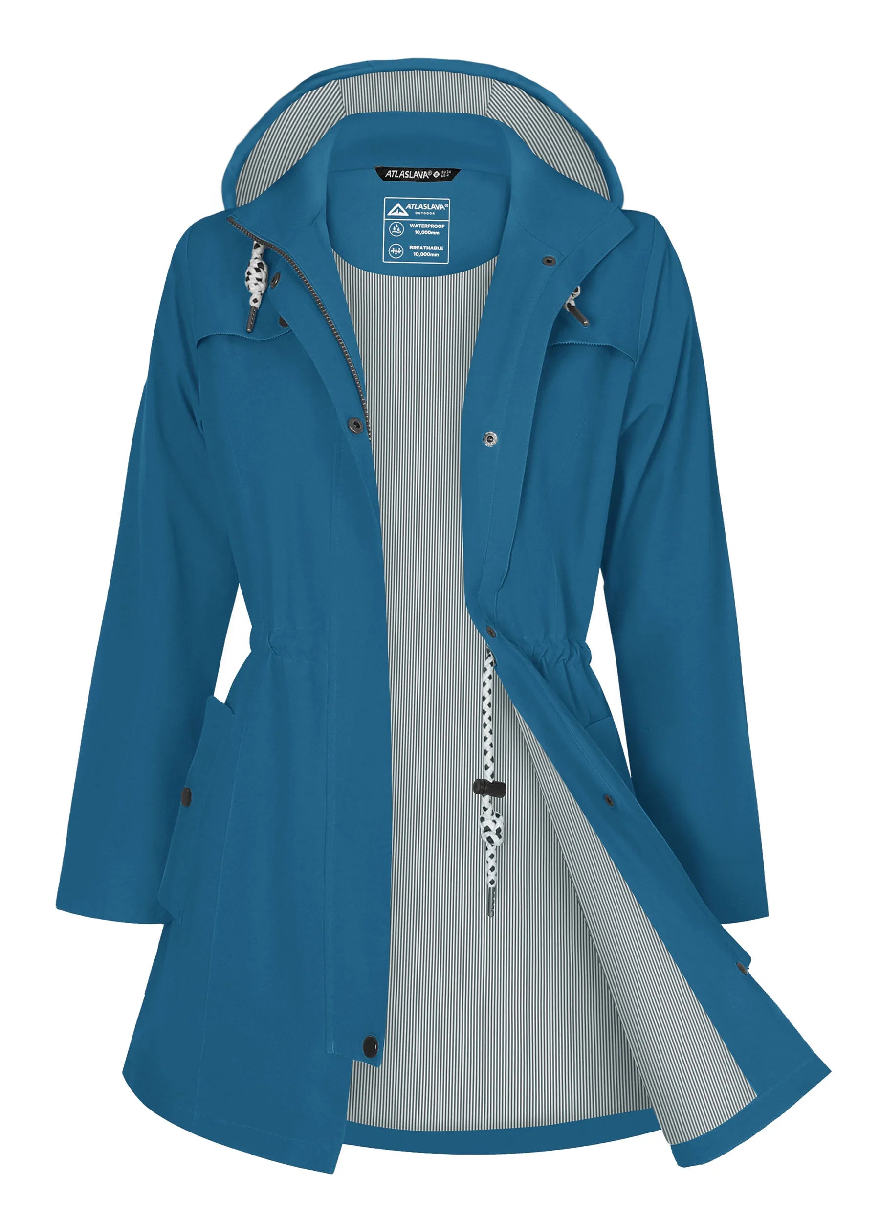 New Winter Raincoat Popular Autumn and Winter New Jacket Outdoor Mountaineering Jacket Mid-Length Women's Windbreaker