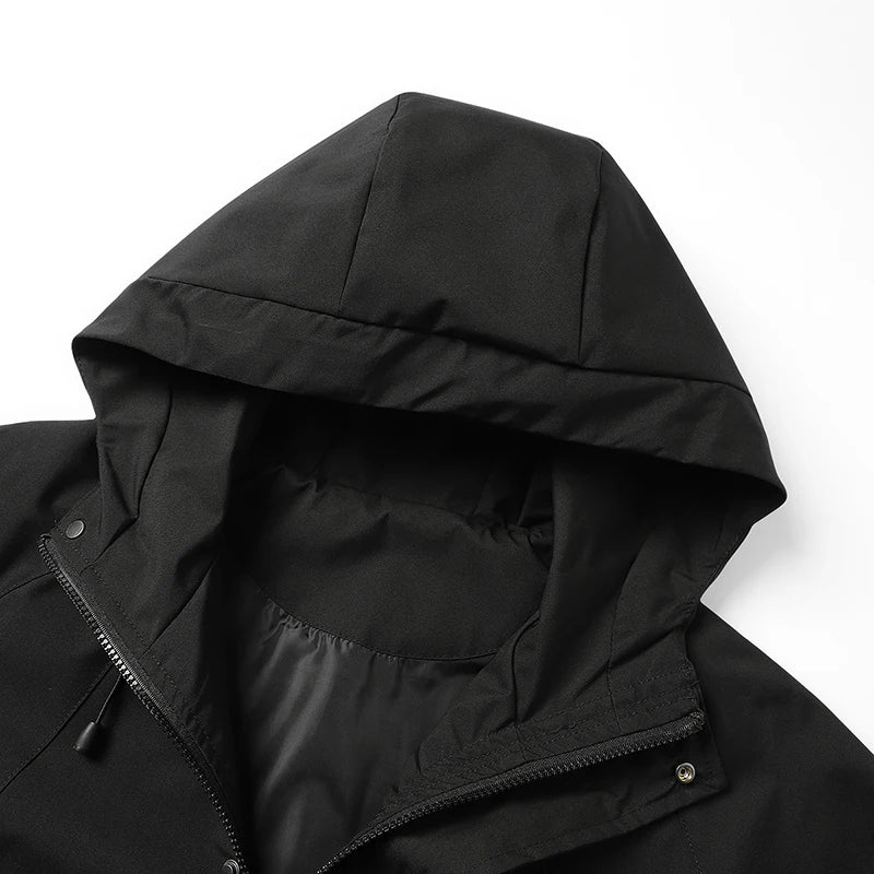 CHRLCK-Chaqueta impermeable para exteriores, abrigo cortavientos, transpirable, para pesca, Camping, chaquetas a prueba de viento, ropa para hombre y mujer