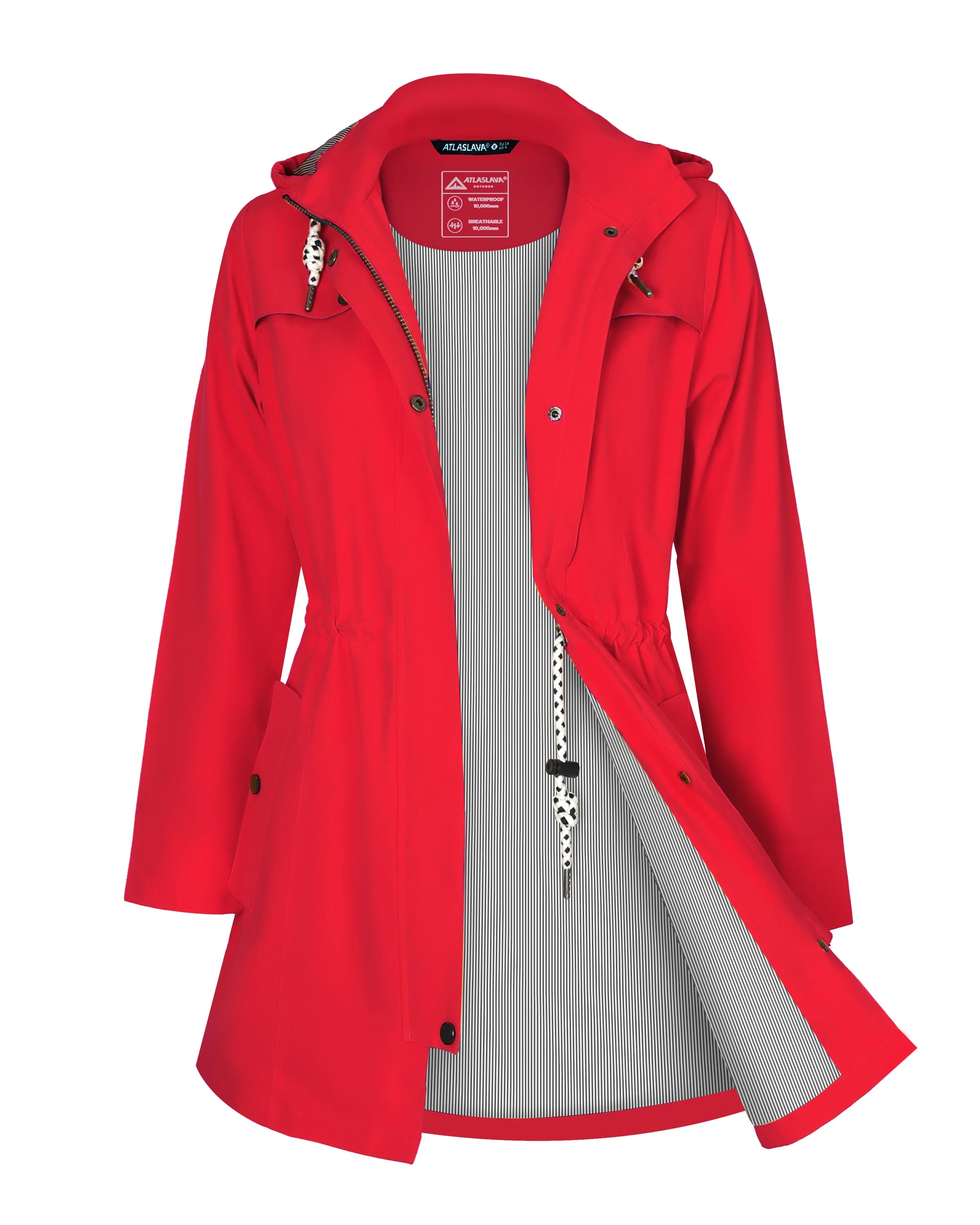 New Winter Raincoat Popular Autumn and Winter New Jacket Outdoor Mountaineering Jacket Mid-Length Women's Windbreaker