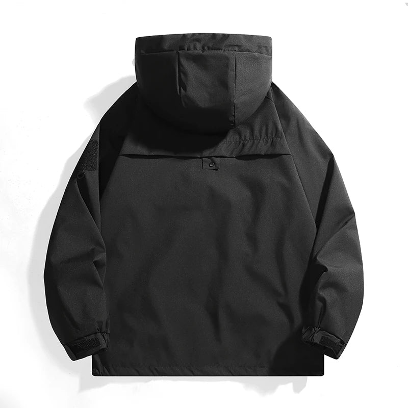 CHRLCK-Chaqueta impermeable para exteriores, abrigo cortavientos, transpirable, para pesca, Camping, chaquetas a prueba de viento, ropa para hombre y mujer