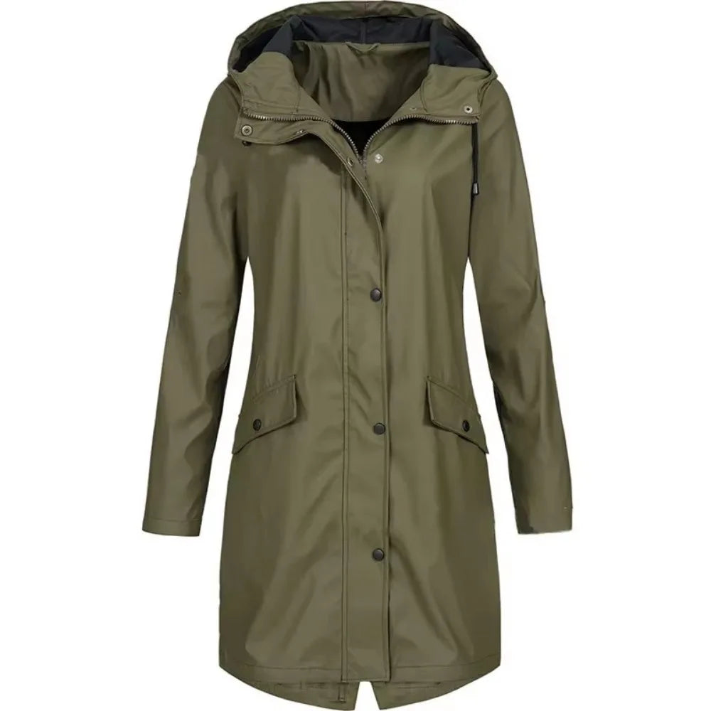 Waterproof Rain Coat Long Raincoats Jacket Waterproof Raincoats Feminina Gifts Outdoor Ride A Bike Mountaineering Jackets Women